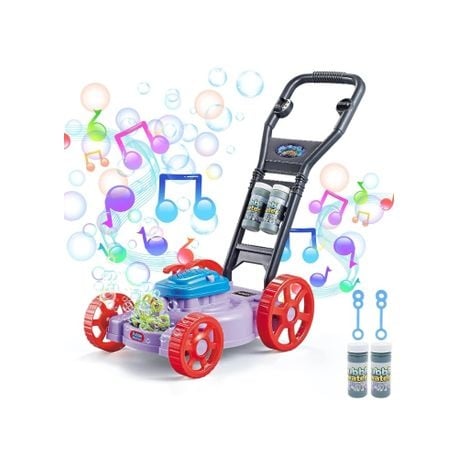 Kid's Outdoor Bubble Blower Lawn Mower Toys