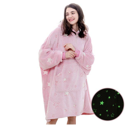 Kytsch Glow In The Dark Hoodie for Adults Purple
