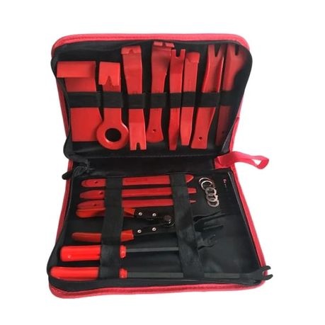 19 In 1 Car Audio Repair Interior Disassembly Modification Tool Set - Red