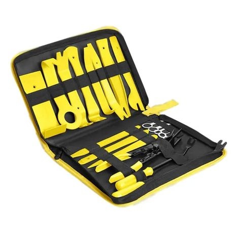 19 In 1 Car Audio Repair Interior Disassembly Modification Tool Set - Red