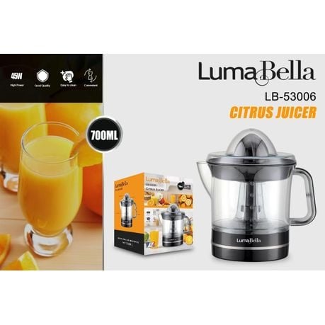LumaBella 700ml Citrus Juicer