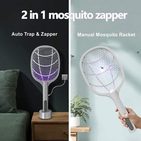 Rechargeable Mosquito Zapper Racket Fly Swatter