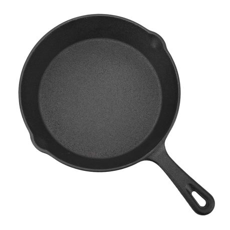 Classic Cast Iron Skillet Mini Frying Pan for Grilling Steak Pancakes - 16cm