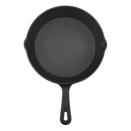 Classic Cast Iron Skillet Mini Frying Pan for Grilling Steak Pancakes - 16cm