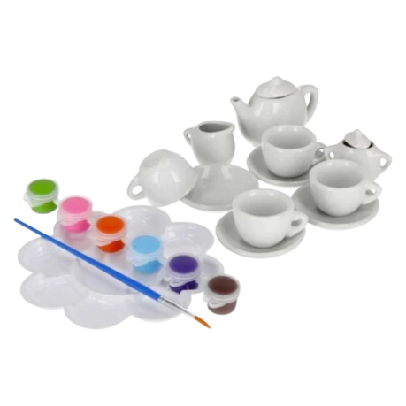 Painted Cereamic Set (Unicorn Series) 16 Pieces