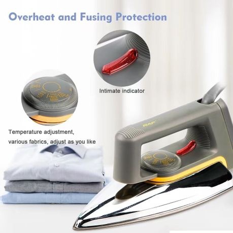 Professional Non-stick Electric Iron; No Water Addition Necessitated