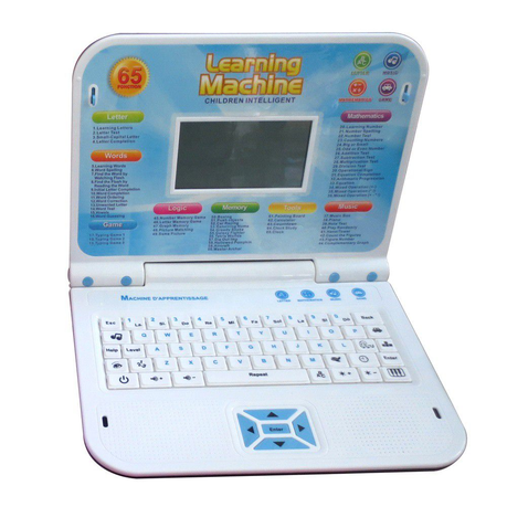 Kids Learning Machine/ Laptop - Children Intelligent GG-BT-269P - Blue