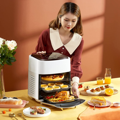 15L Smart Air Fryer For Home Use - Black