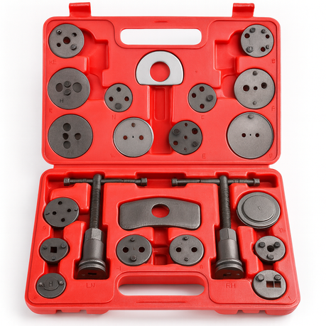22 Pieces Brake Calliper Tool - Piston Reset & Pad Spreader Kit