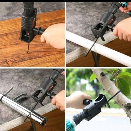 Reciprocating Saw Conversion Head for Woodworking