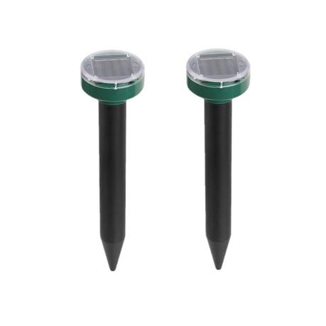 Solar Powered Outdoor Mole Repellent Circular Pest Control Gopher Chaser