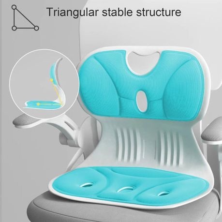 Posture Correction Chair Lumbar Support Cushion - Black