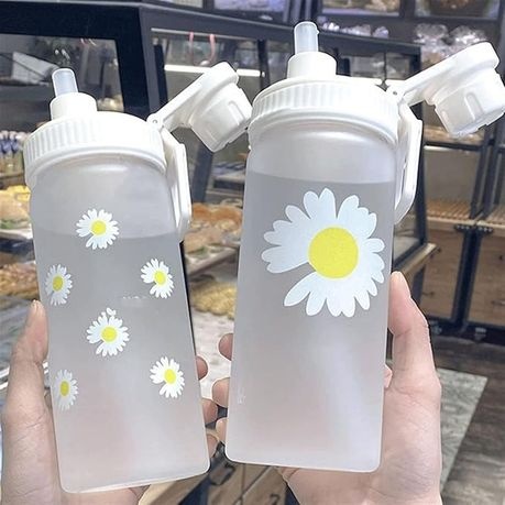 Indoor And Outdoor Water Bottle With Straw
