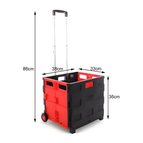 Heavy Duty Foldable Shopping Trolley with Wheels RL-2