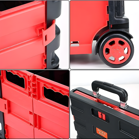 Heavy Duty Foldable Shopping Trolley with Wheels RL-2