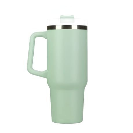 Multi-Funtional Double-Wall Stainless Steel Vacuum Flask With Straw 1200ml