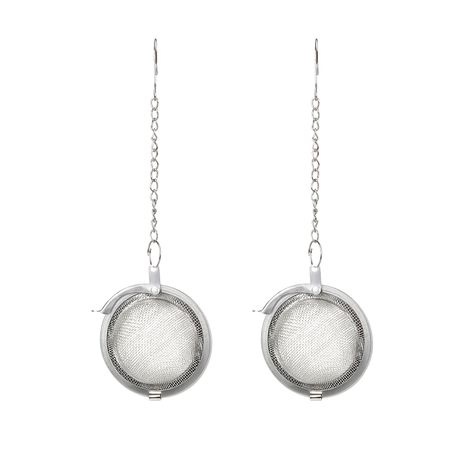 Ball Tea Strainer Infuser Stainless Steel Tea Filter with Chain - 2 Pack