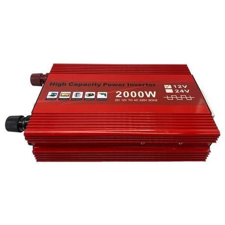 DC 12V to AC 220V High Capacity 2000W Power Inverter