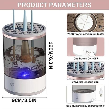 Electric Makeup Brush Cleaner Machine