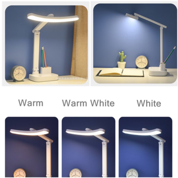 Rechargeable Double Mode LED Eye Lamp Reading Desk Lamp 1968