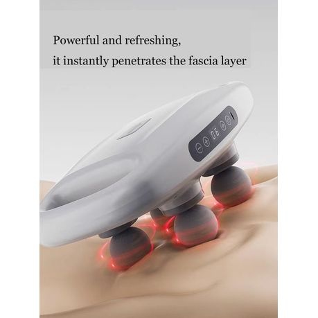 Four-head massage gun