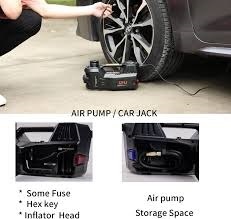 5 in 1 Electric Jack Air Pump with Electric Wrench
