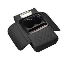 Center Console Armrest Cushion Arm Rest Box Pad Side Extension Cushion with Cup Holder Tissue Box