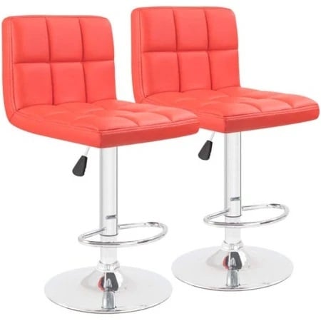 Bar Stools / Kitchen Counter Breakfast Chairs - Set of Two