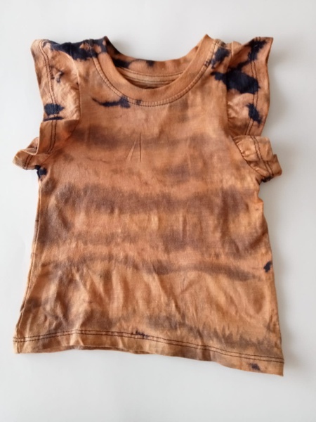 Tie Dye-Navy/Brown