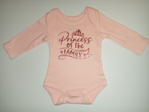 Princess of the Family-Pink glitter