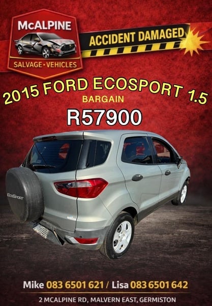 2015 FORD ECOSPORT 1.5