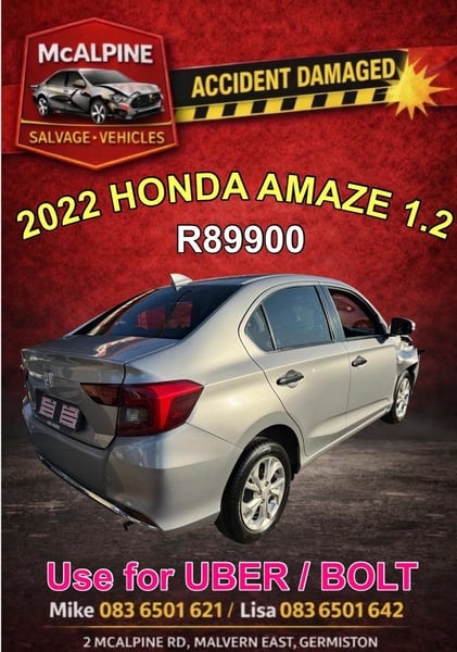 2022 HONDA AMAZE 1.2