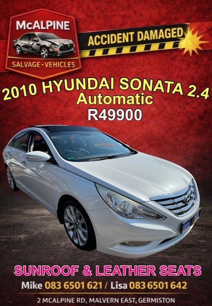 2010 Hyundai Sonata 2.4 Executive Automatic