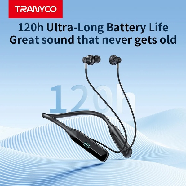 Tranyoo Neck-Mounted Sports Wireless Stereo Earphone