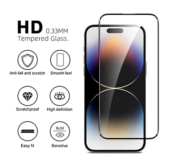 CTDW Tempered Glass Screen Protectors Compatible with iPhone 16 Plus
