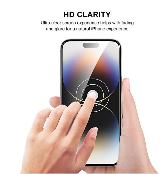 CTDW Tempered Glass Screen Protectors Compatible with iPhone 16 Plus
