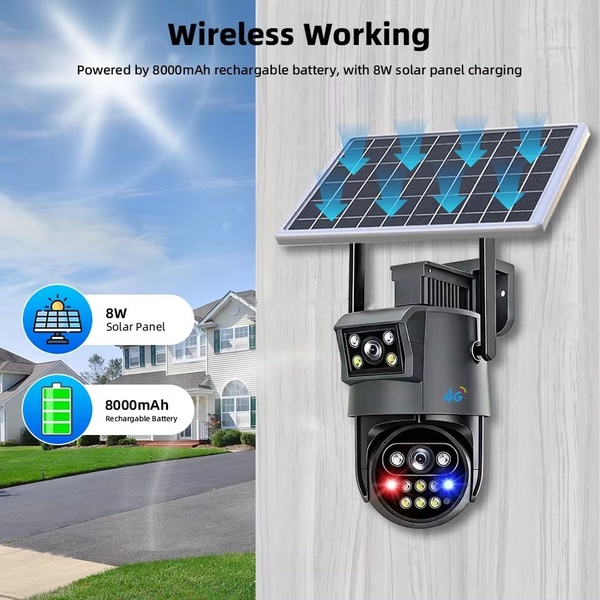 CTDW HiEasy AOV Smart Dual Lens 4G Solar Camera - S12