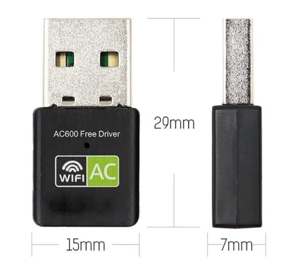 Dual Band USB WiFi Adapter – AC600