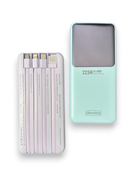 ABODOS Power Bank Super Charger - 10000mAh (PD22.5W+SCP22.5W) - AS-PS62