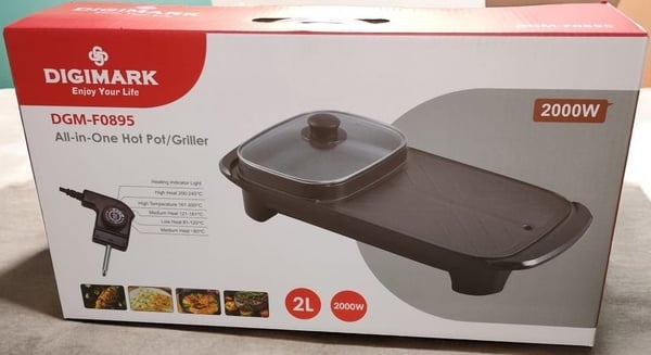DIGIMARK ALL-IN-ONE HOT POT/GRILLER - R365,00 Each Excl VAT   - MOQ  6