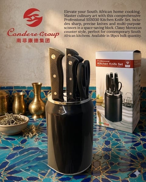 CONDERE KITCHEN KNIFE 7 PCS SET - R310,50 Each Excl VAT - MOQ 6