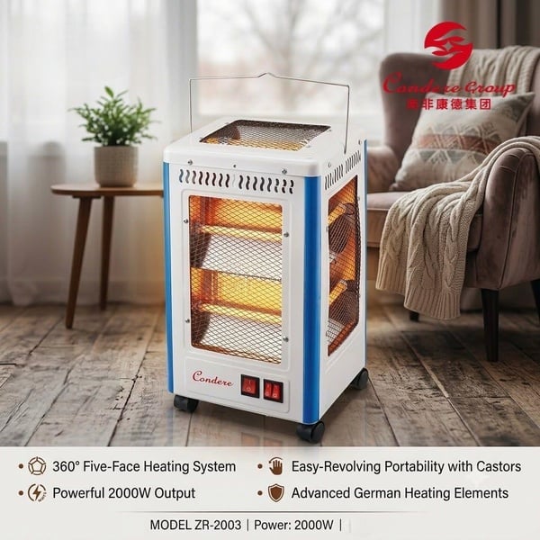 CONDERE 10 BAR CERAMIC HEATER 1800W -  R250,00,00 Each Excl VAT   MOQ 4