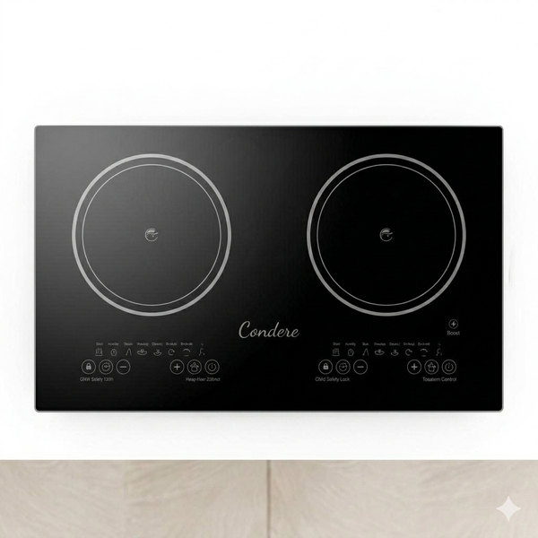 CONDERE ULTRA INDUCTION 2 PLATE COOKER - R1045,00 Each Excl VAT - MOQ  4