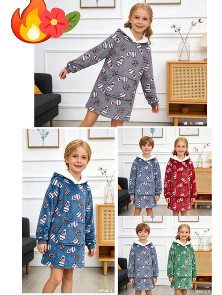Huggle Hoodies Kids Doughnut and Coffee picture