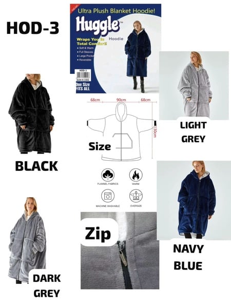 Huggle Hoodies with Zip Adults picture