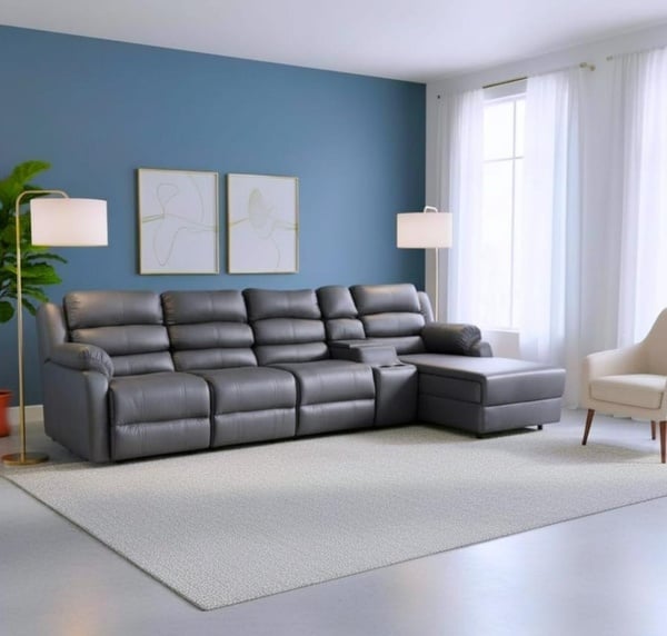 Mjomba Large L shape Lounge - None recliner