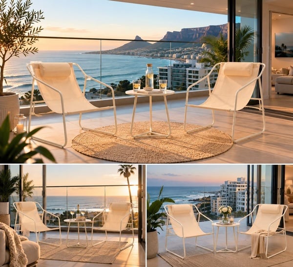 Mordern Morning Coffee Balcony Set Outdoor 2Seater picture