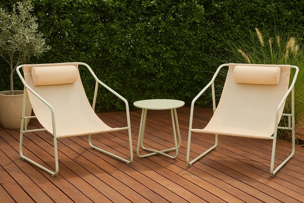 Mordern Morning Coffee Balcony Set Outdoor 2Seater