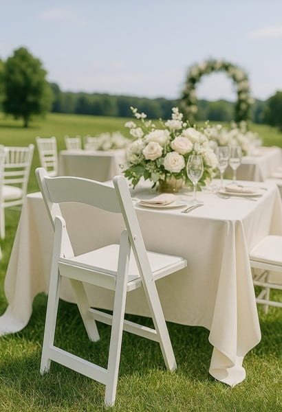 Wimbledon Chairs Best for Outdoor Events Functions and Restaurants made in Resin material
