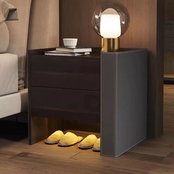 Modern Nordic Floating-Style Storage Nightstand- Pedestal picture